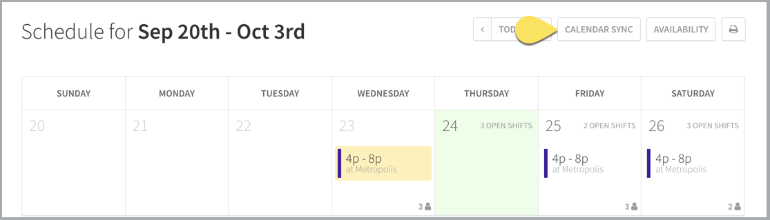 calendar syncing