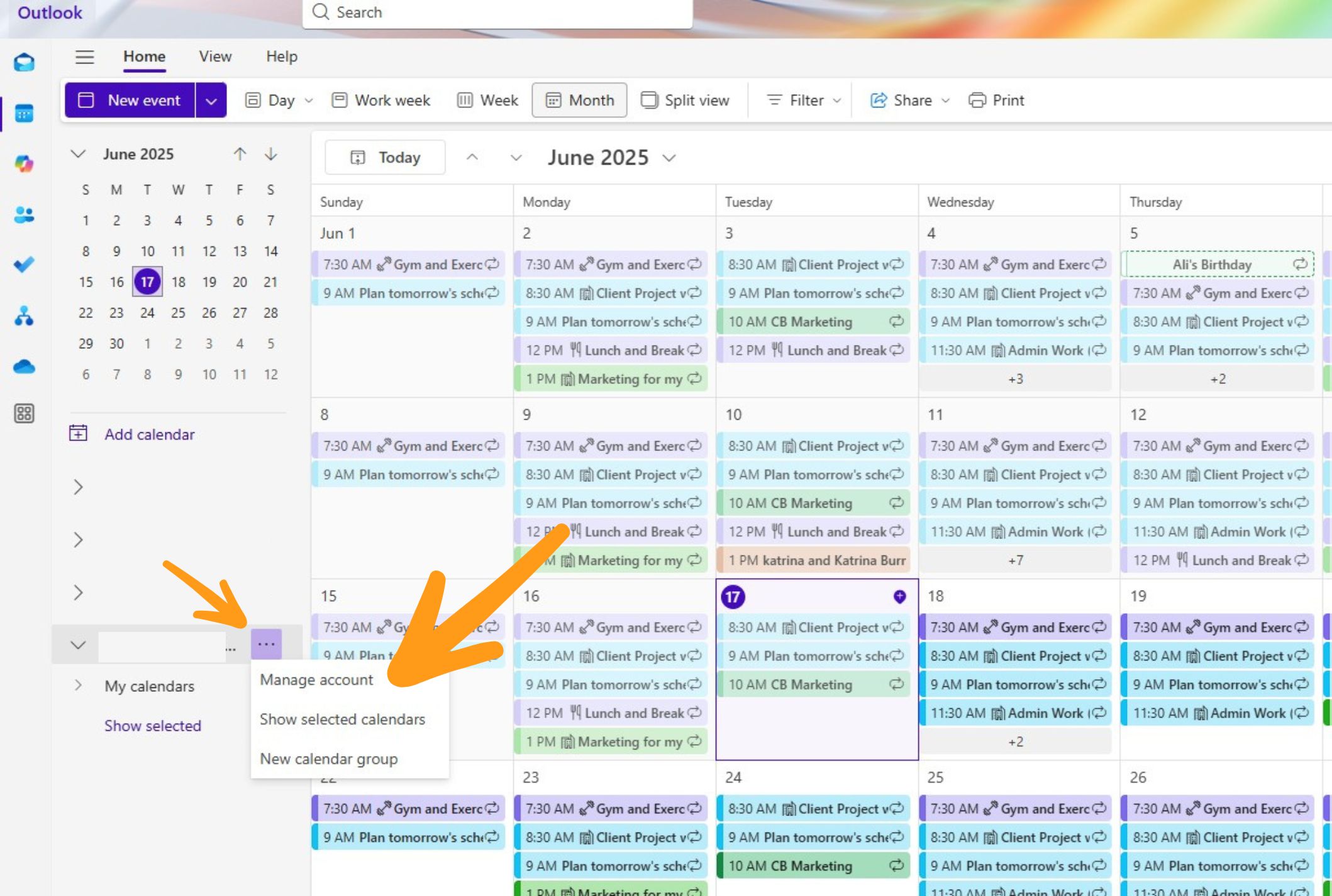 calendar syncing