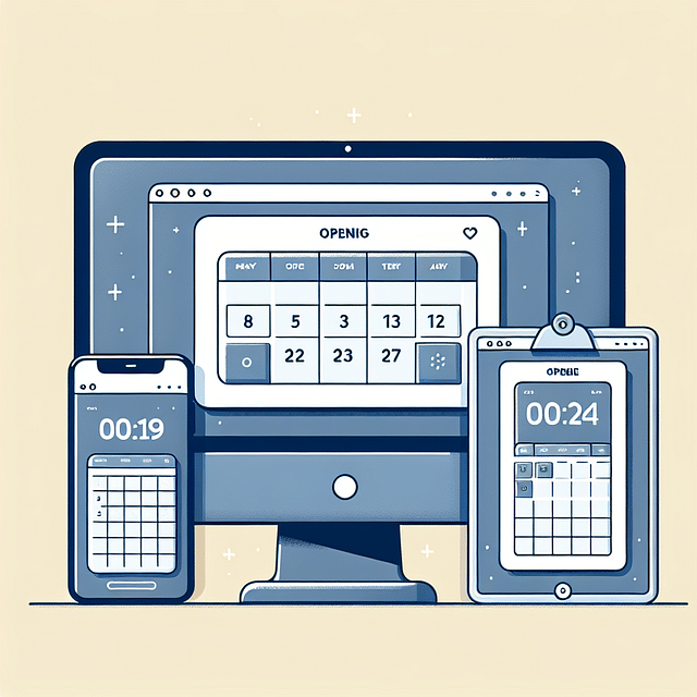 screenshot of opening iCal on a Mac, iPhone, or iPad