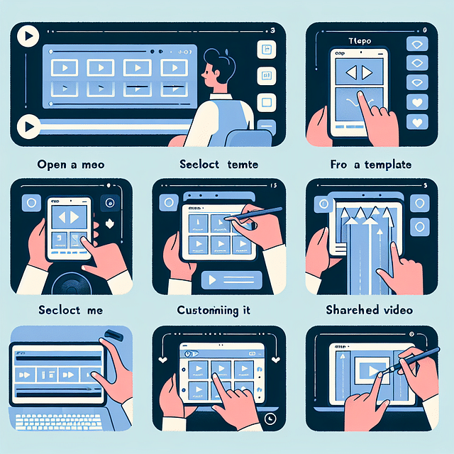 Capcut application template gallery
