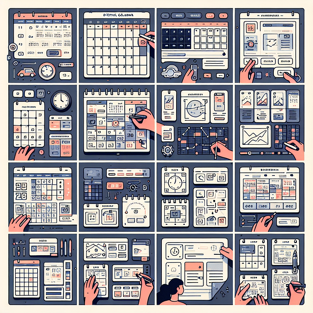 selection of iCal Capcut Templates with different styles
