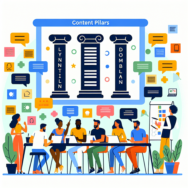 content pillars brainstorming session