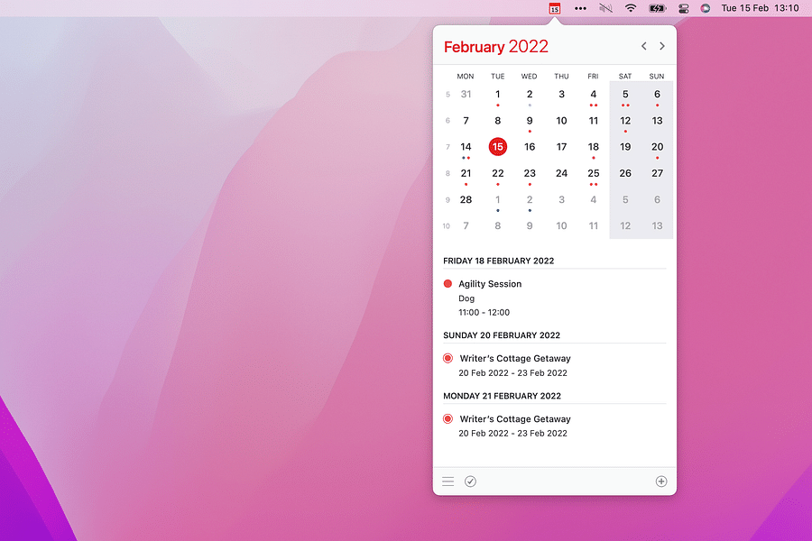 calendar app customization