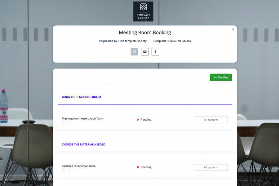 automated notification system for bookings
