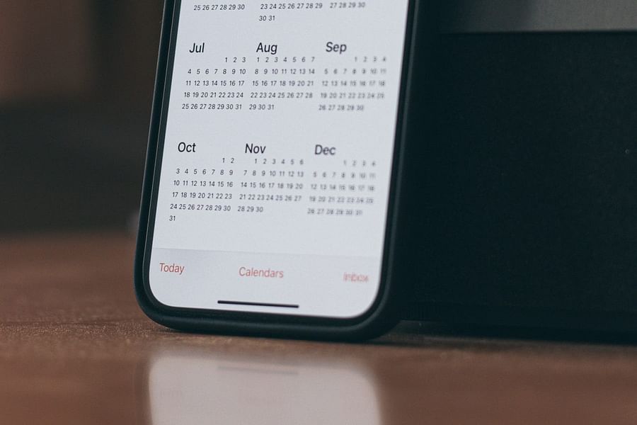 shared calendar notifications