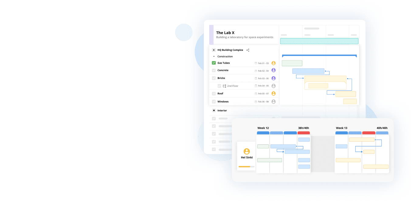 transparent project calendar