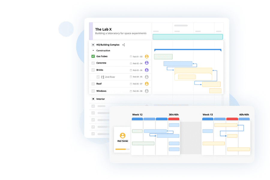transparent project calendar
