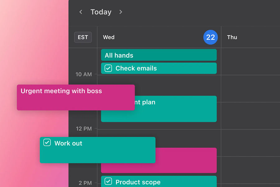AI event suggestion for calendars
