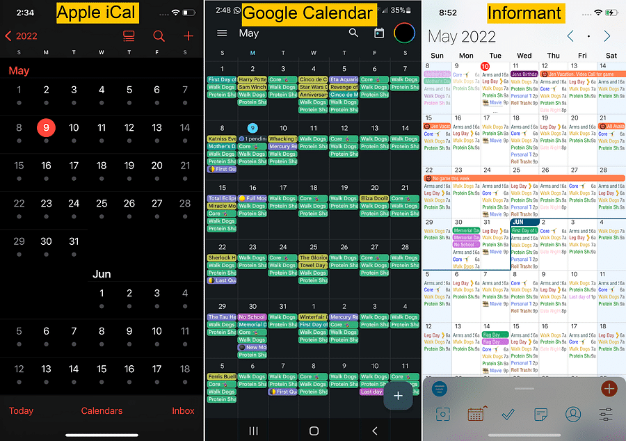 A Comparative Analysis Google Calendar vs Apple Calendar
