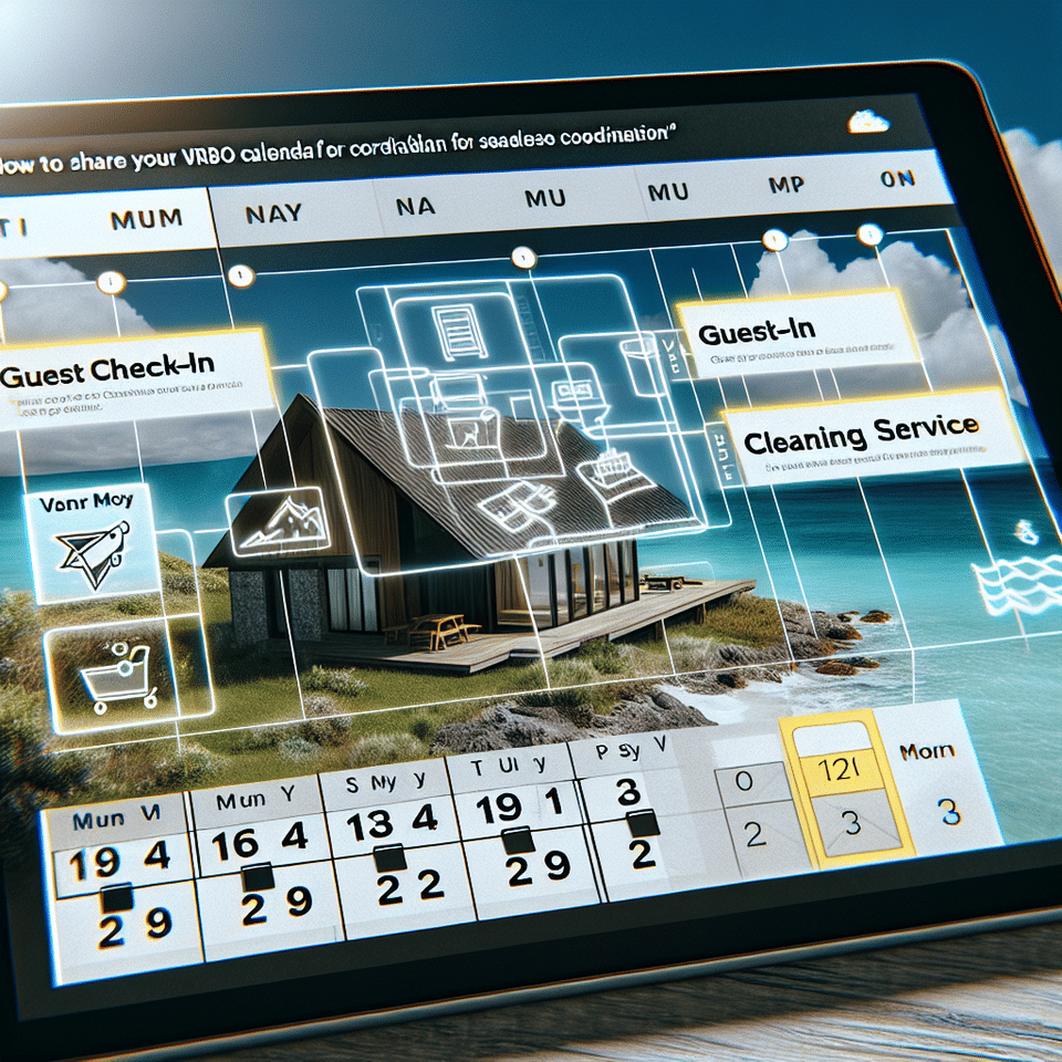 How to Share Your VRBO Calendar with Cleaning Services for Seamless Coordination