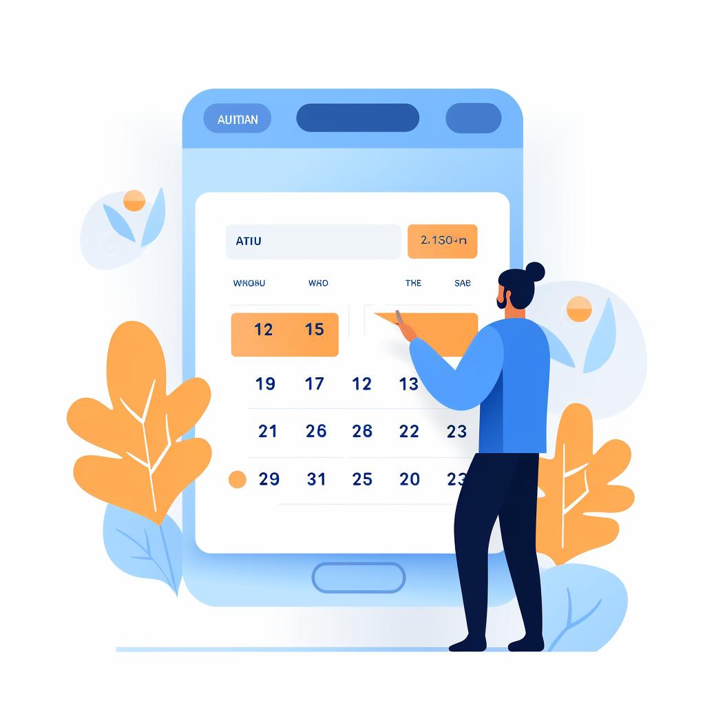 A user selecting the share option in a calendar app