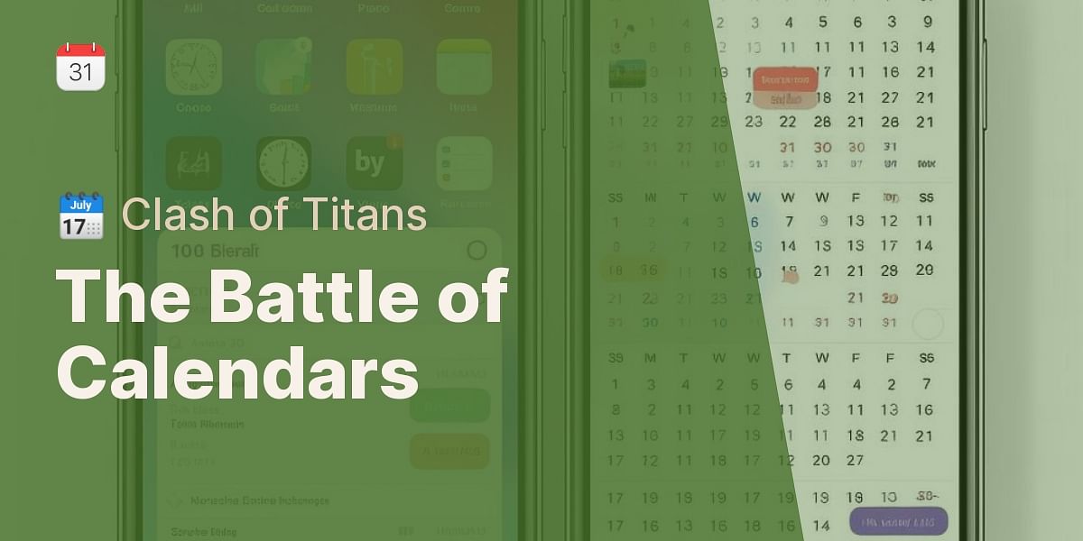 A Comparative Analysis Google Calendar vs Apple Calendar