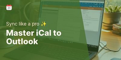 How to sync iCal with Outlook?