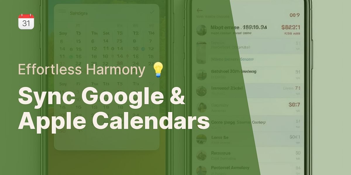 How to Seamlessly Sync Your Google Calendar with Your Apple Calendar