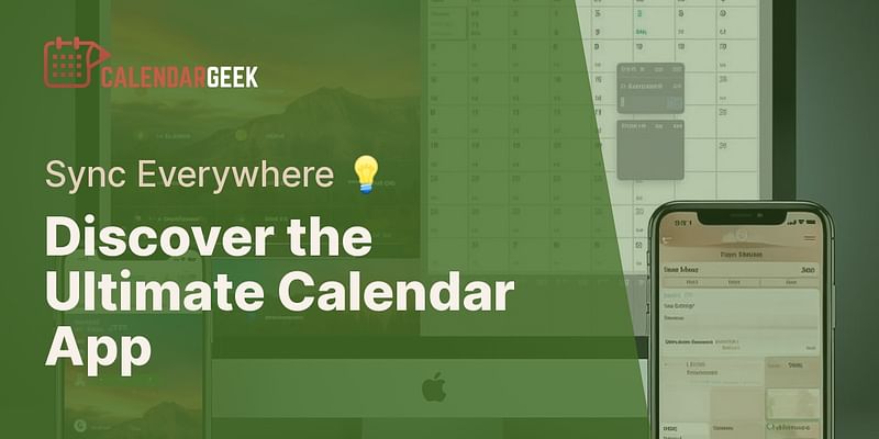 Can Calendar Geek recommend a calendar app that syncs across all Can Calendar Geek recommend a calendar app that syncs across all