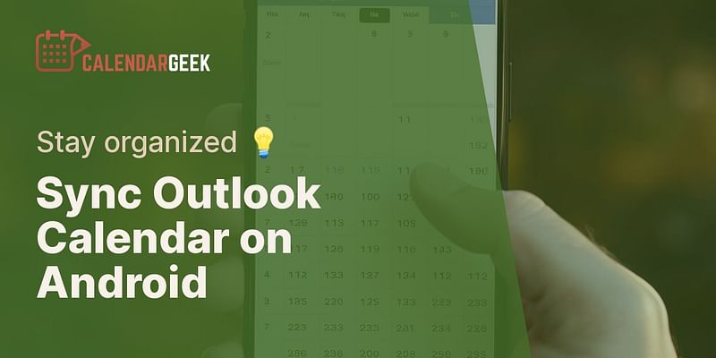 How can I share my Outlook calendar on Android?