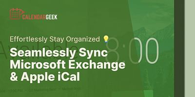How to sync iCal with Outlook?