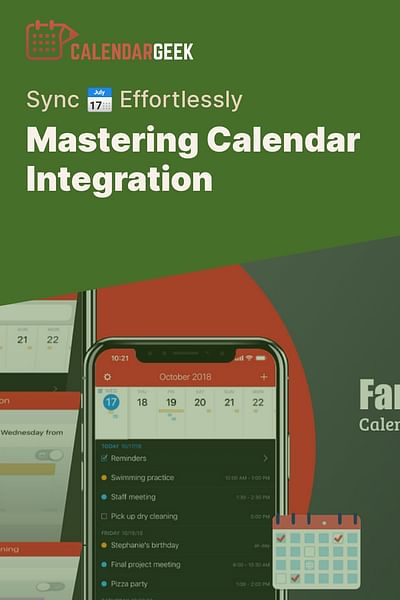 What are the options for integrating multiple calendars?