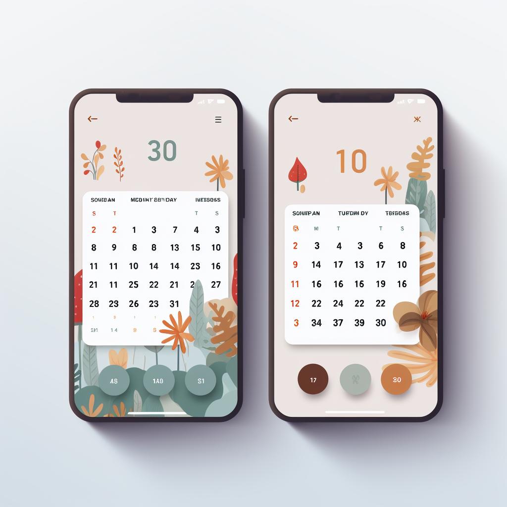 Google Calendar app on different devices